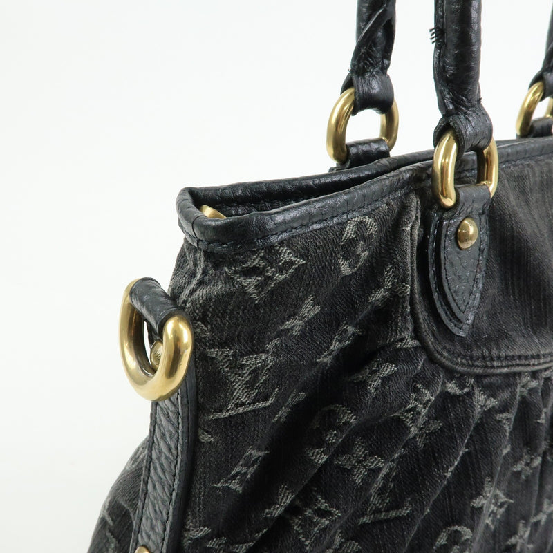Louis Vuitton Neo Cabby Monogram Denim Black Denim_jeans Bag