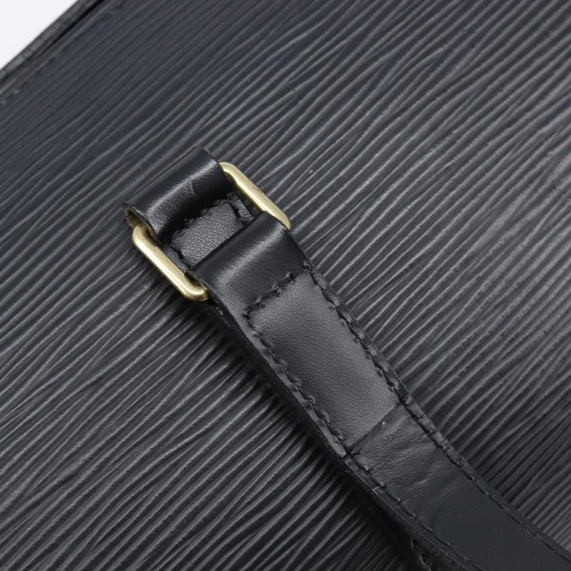 Louis Vuitton Soufflot Epi Leather Black Bag