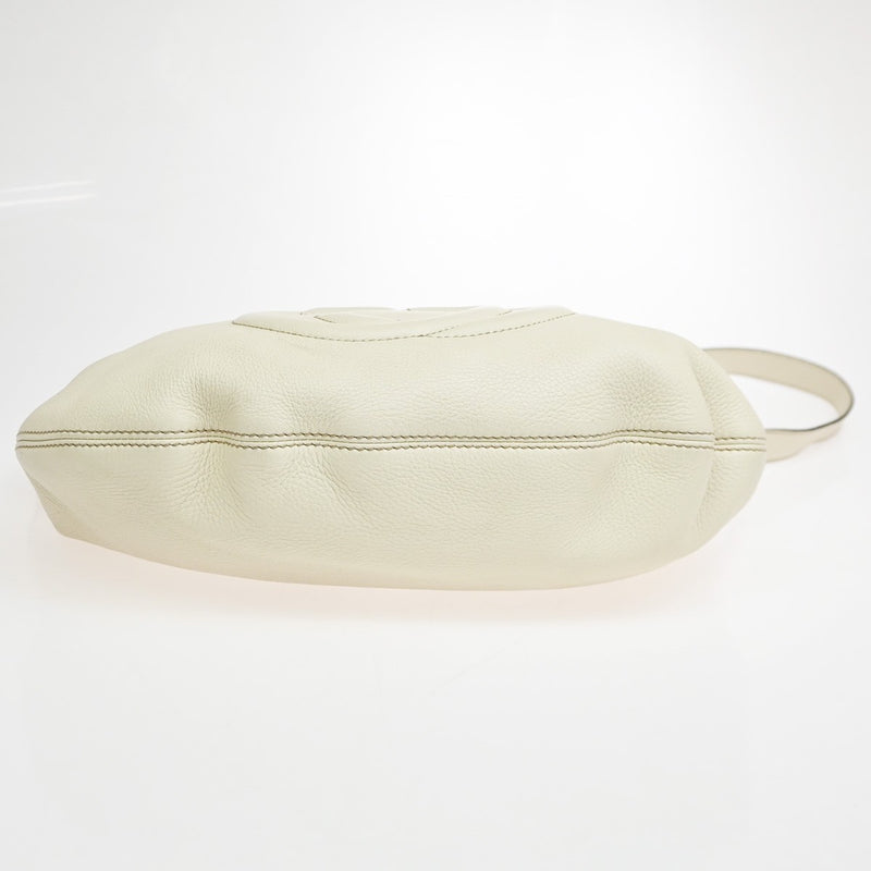 Gucci Soho Messenger Leather White