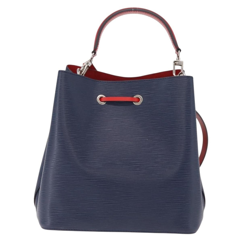 Louis Vuitton Neonoe Limited Edition Colored Damier Navy Leather Bag