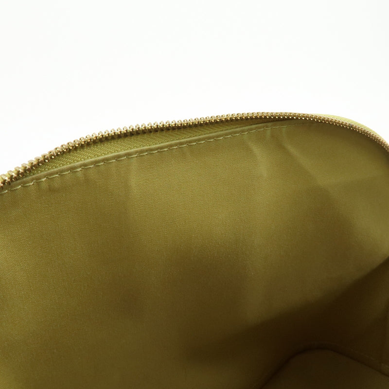 Louis Vuitton Alma Monogram Vernis Green Patent_leather Bag