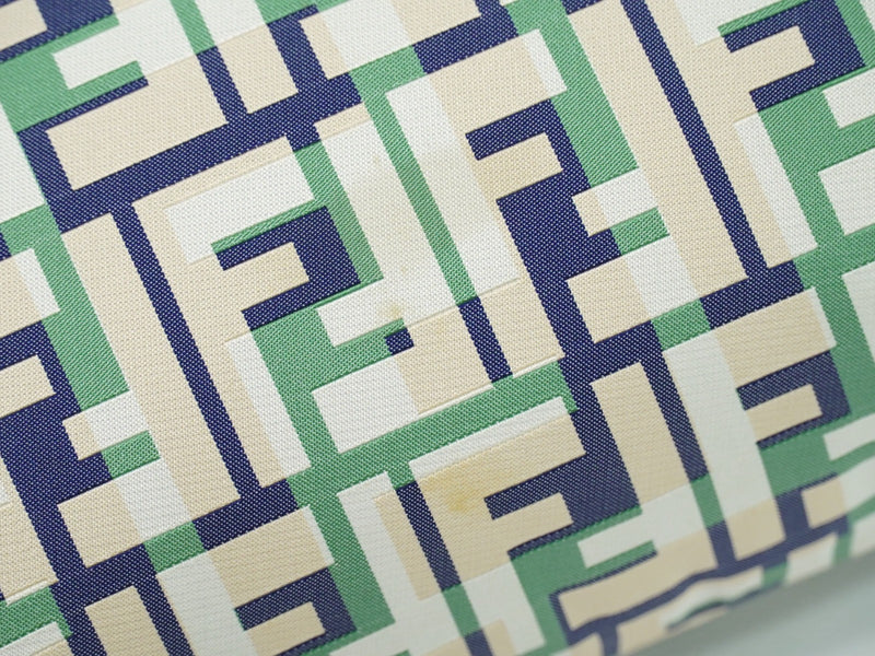 Fendi Mamma Baguette Zucca Jacquard Velvet Multicolour Canvas Bag