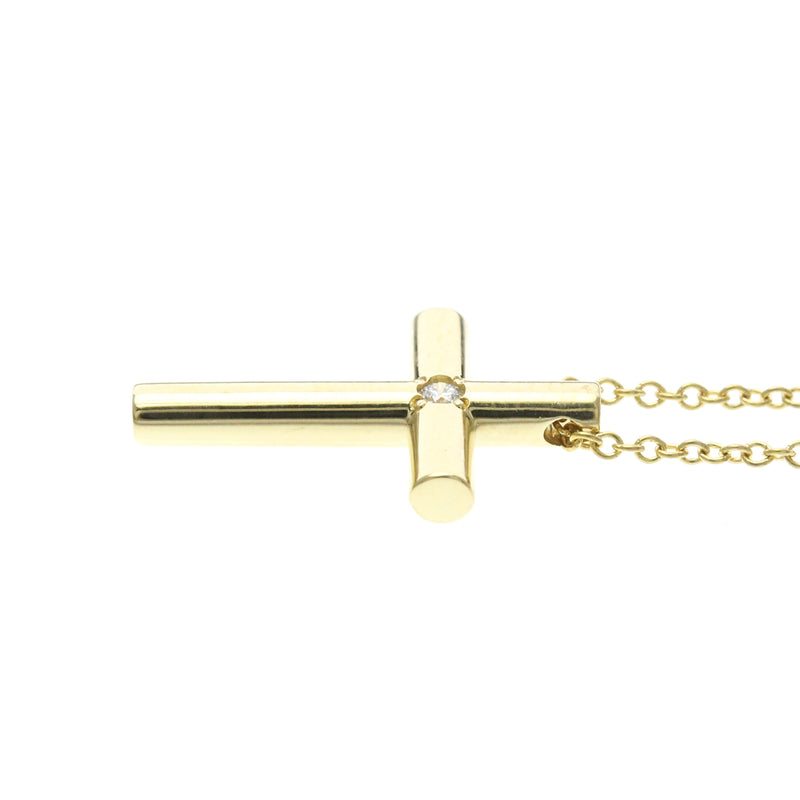 Tiffany & Co. Cross Pendant 18k Yellow Gold With Diamond Yellow_gold Bijoux