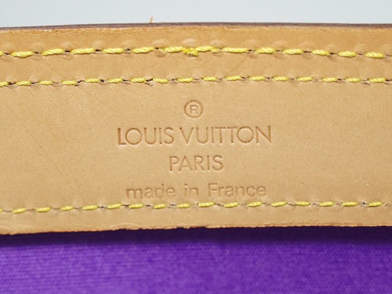 Louis Vuitton Stanton Monogram Vernis Purple Leather Bag