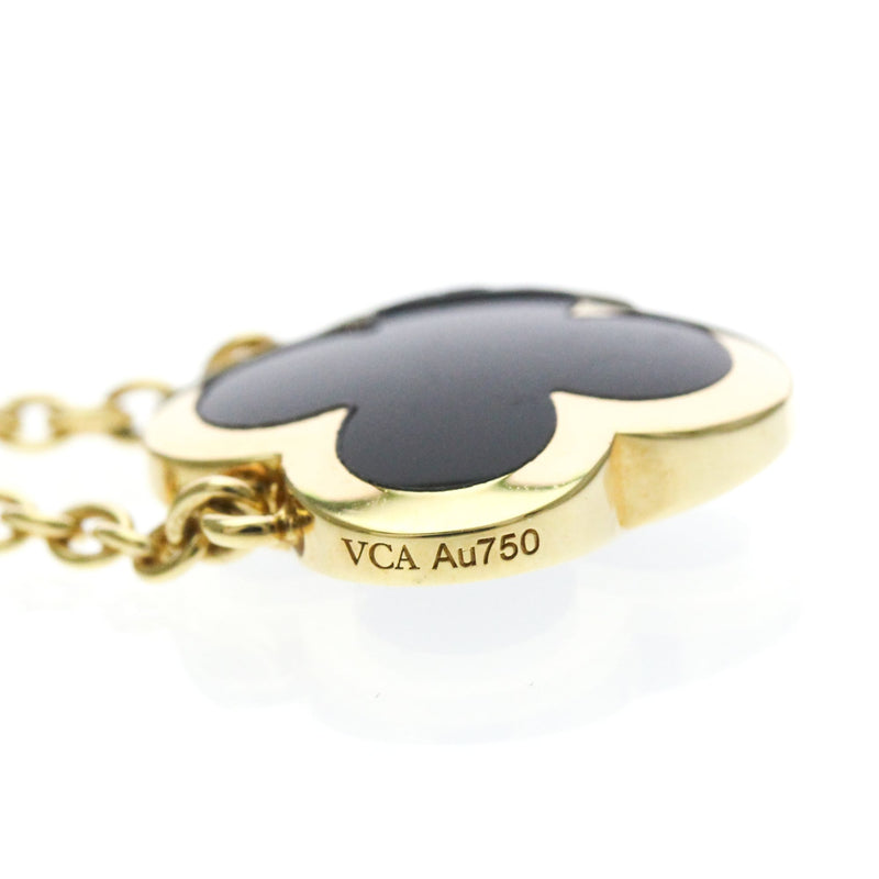 Van Cleef & Arpels Pure Alhambra Pendant 18k Yellow Gold And Onyx Yellow_gold Bijoux