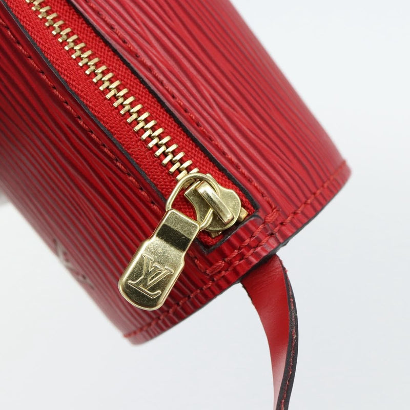 Louis Vuitton Soufflot Pochette Epi Leather Red Bag