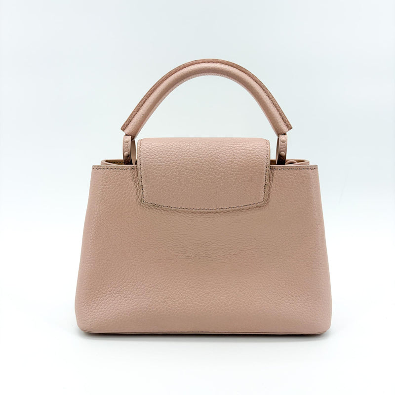 Louis Vuitton Flower Chain Capucines Leather Beige Bag
