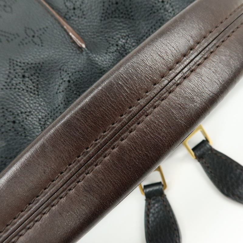 Louis Vuitton Selene Mahina Leather Black Bag