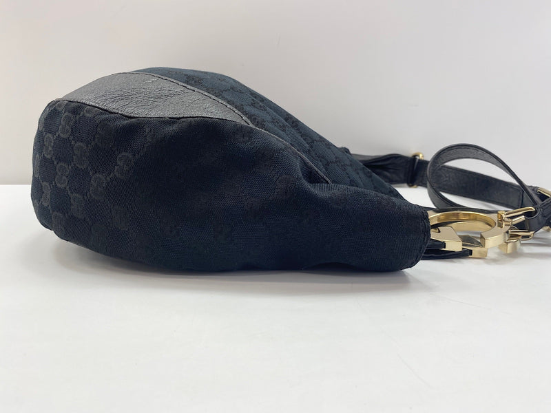 Gucci Charlotte Messenger Guccissima Leather Black