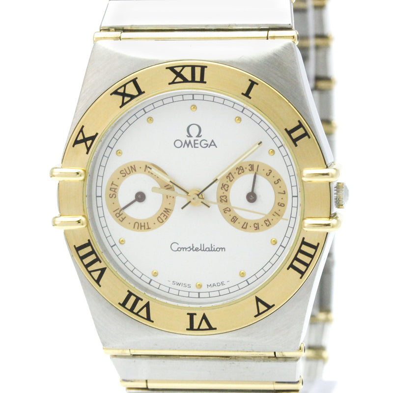 Omega Constellation Quartz Stainless Steel And Yellow Gold Watches