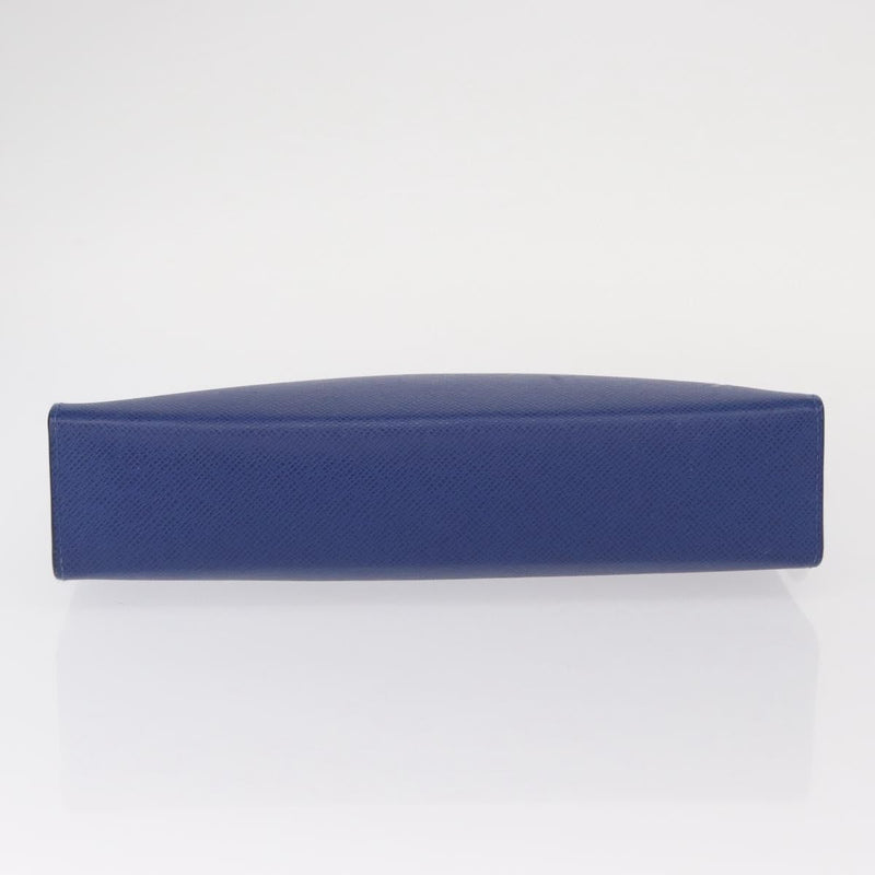Louis Vuitton Pochette Voyage Taiga Leather Blue Bag