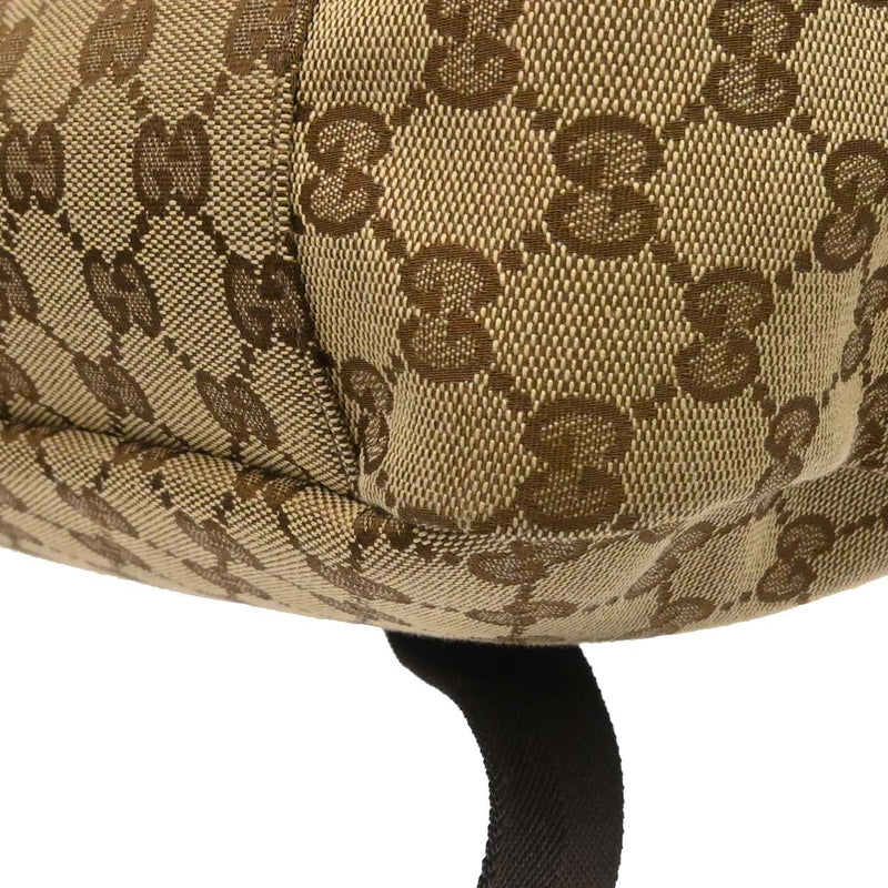 Gucci Buckle Messenger Gg Canvas Beige