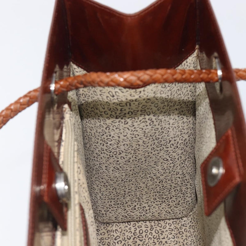 Cartier Panthère Patent Leather Brown Patent_leather Bag