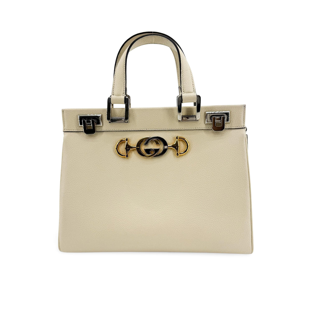 Gucci Zumi Leather Gold Calfskin Bag