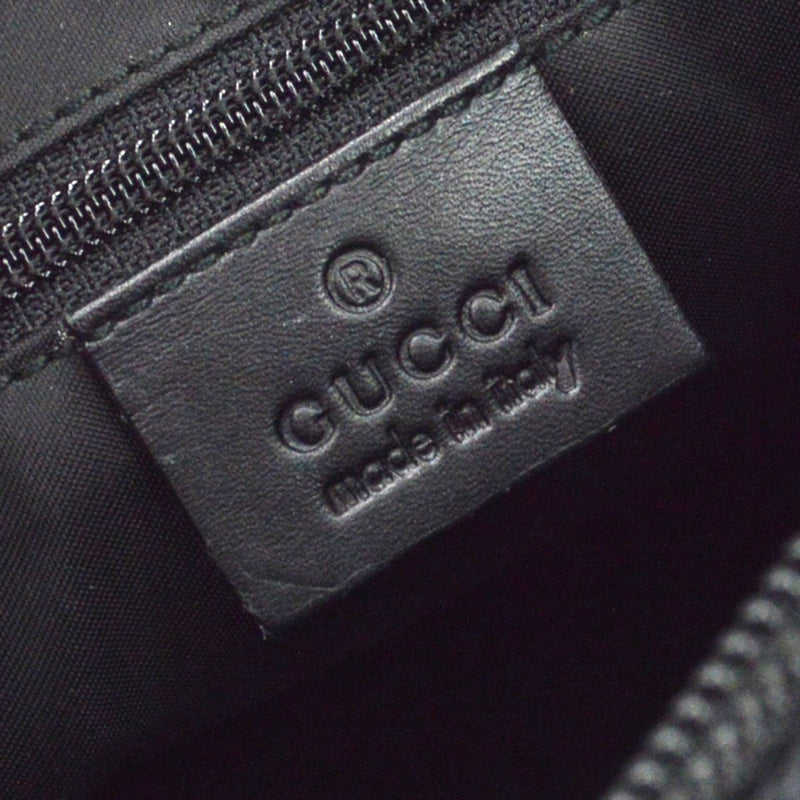 Gucci Bamboo Bullet Gg Canvas Black Bag
