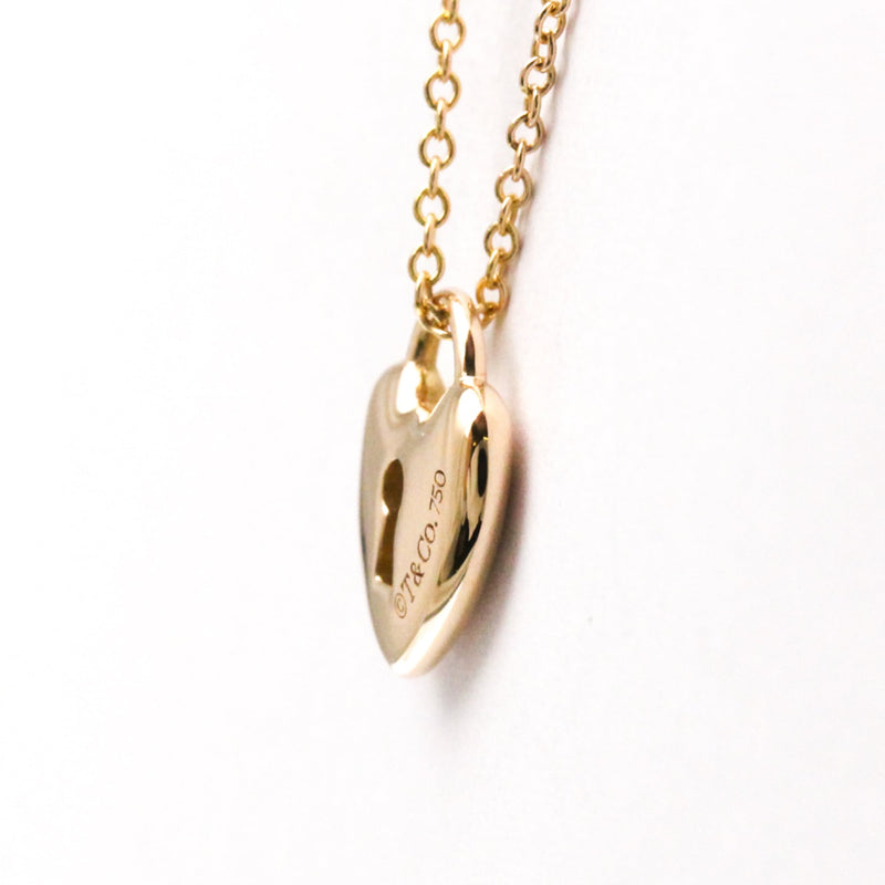 Tiffany & Co. Heart Lock Pendant 18k Yellow Gold Pink_gold Bijoux