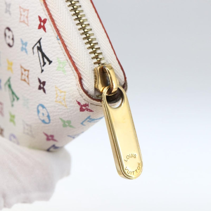 Louis Vuitton Zippy Wallet Nm Murakami Multicolor White Multicolour Canvas