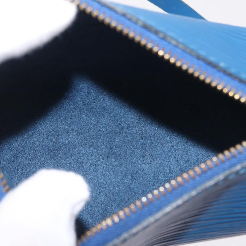 Louis Vuitton Soufflot Pochette Epi Leather Blue Bag