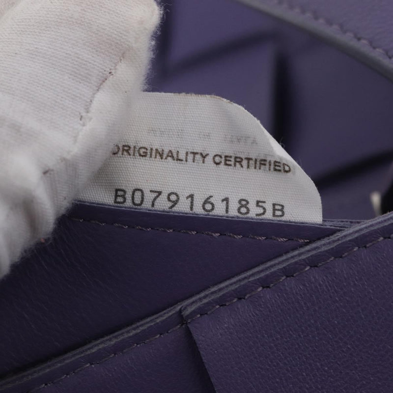 Bottega Veneta Cassette Maxi Intrecciato Leather Purple Bag