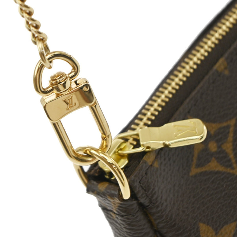 Louis Vuitton Mini Pochette Accessoires Canvas Brown Bag