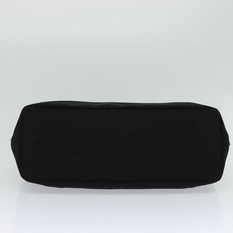 Bvlgari Logomania Canvas Black Bag