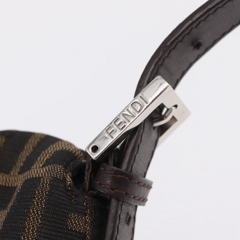 Fendi Zucchino Mamma Baguette Canvas Multicolour Bag