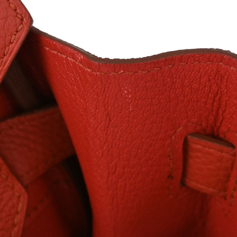 Hermes Birkin Red Togo With Gold Hardware Leather Bag