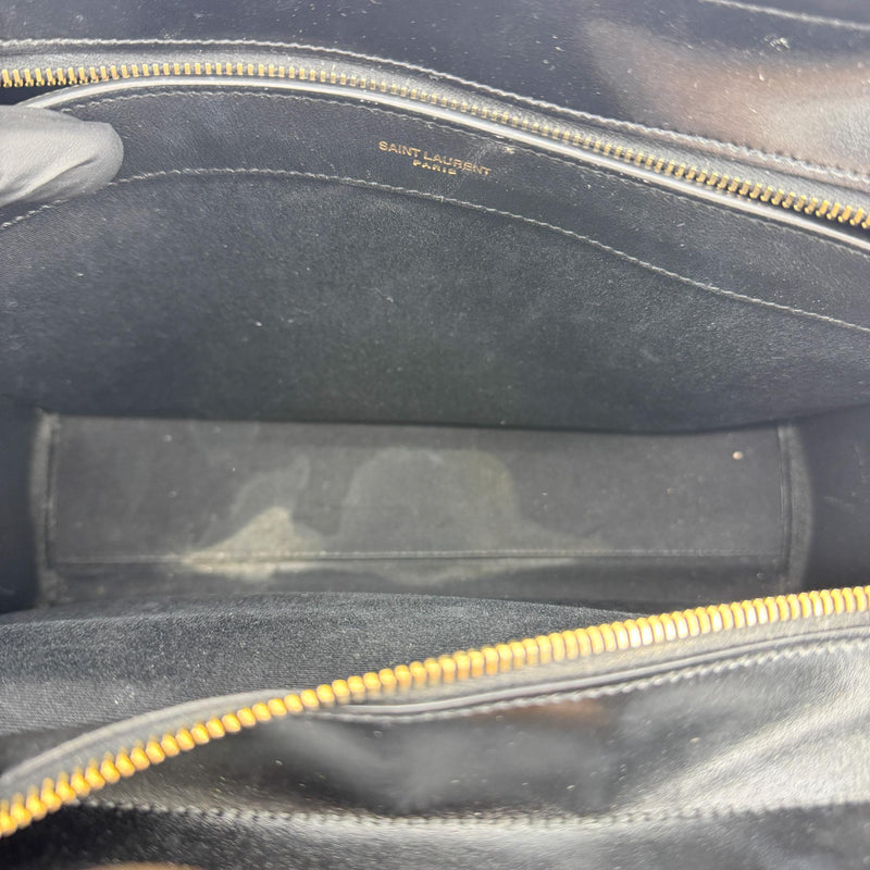 Saint Laurent Uptown Leather Black Bag
