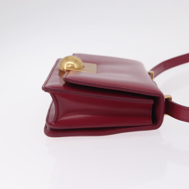 Bottega Veneta Bv Classic Spazzolato Leather Red Bag
