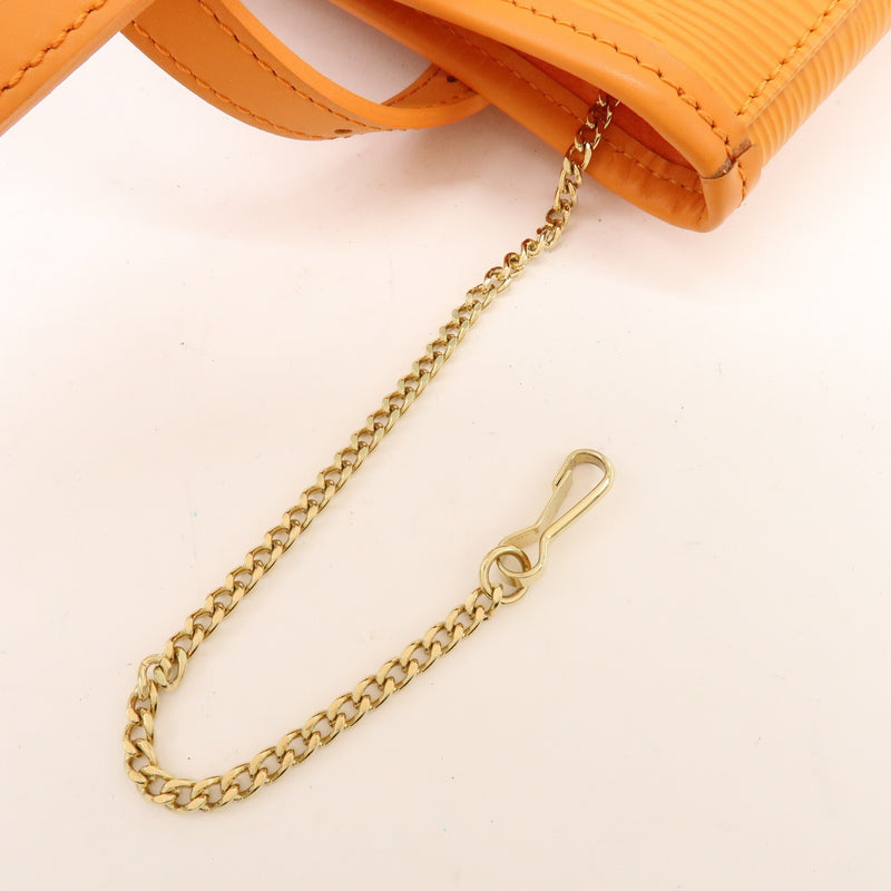 Louis Vuitton Petit Bucket Epi Leather Orange Bag