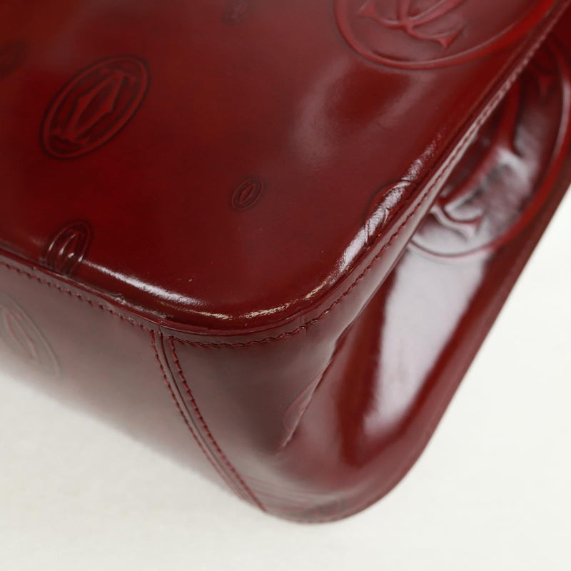 Cartier Happy Birthday Patent Leather Red Patent_leather Bag