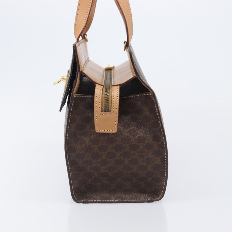 Celine Handbag Canvas Brown Bag