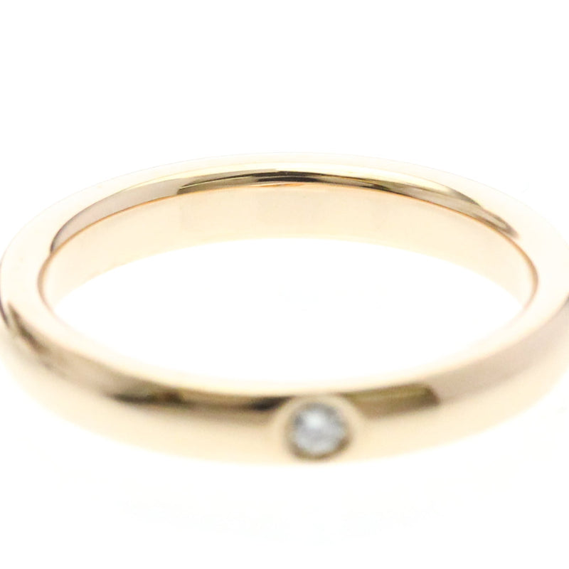 Tiffany & Co. Elsa Peretti 1 Diamond Stacking Band 18k Rose Gold With Pink_gold Bijoux