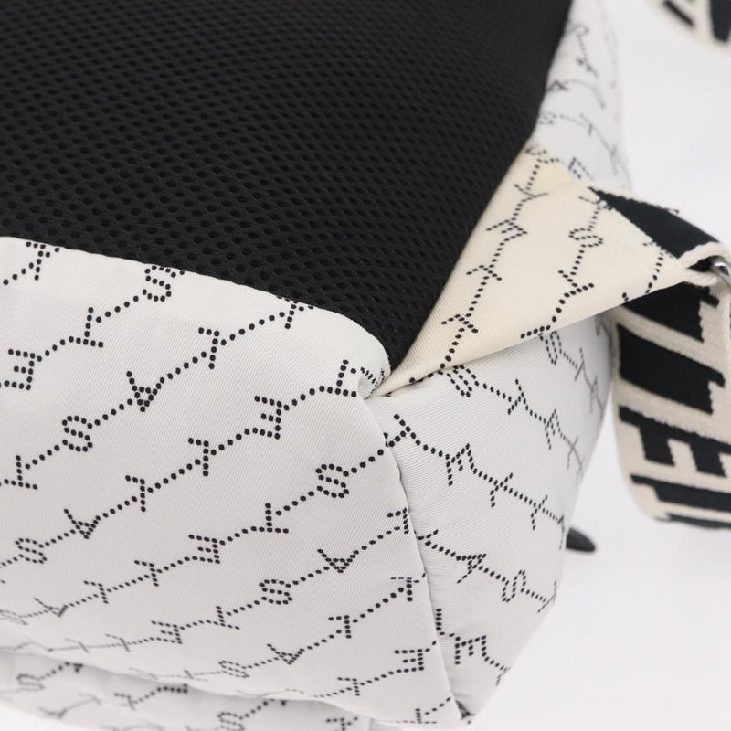 Stella Mccartney Falabella Go Monogram Canvas White Nylon Bag