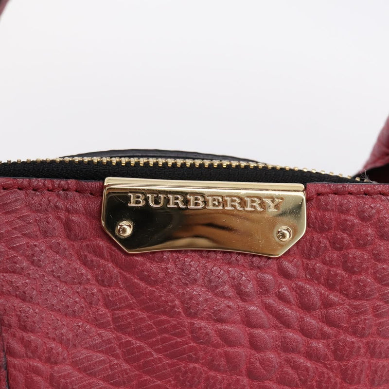 Burberry Clifton Convertible Heritage Grained Leather Red Bag