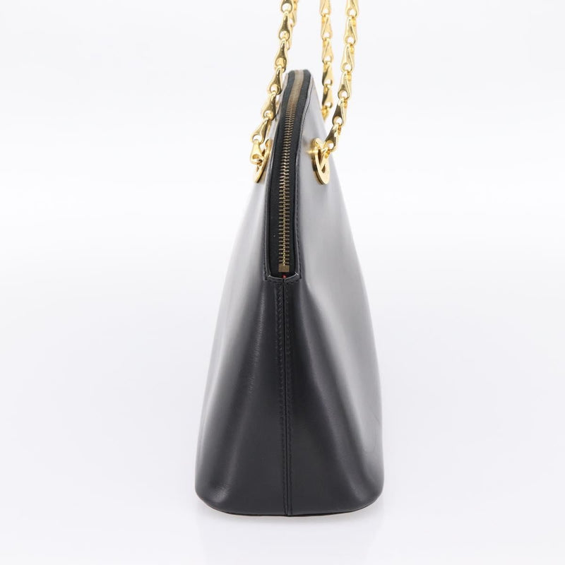 Celine Shoulder Leather Black Bag