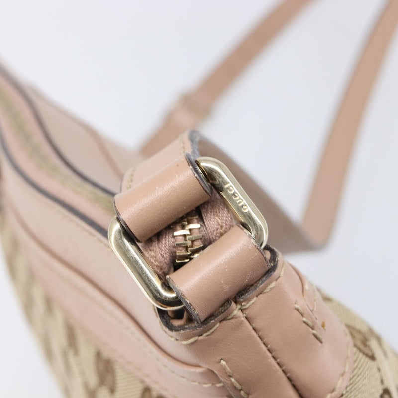 Gucci Mayfair Messenger Gg Canvas And Leather Beige