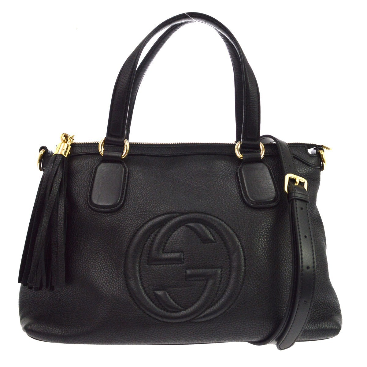 Gucci Soho Working Leather Black Bag