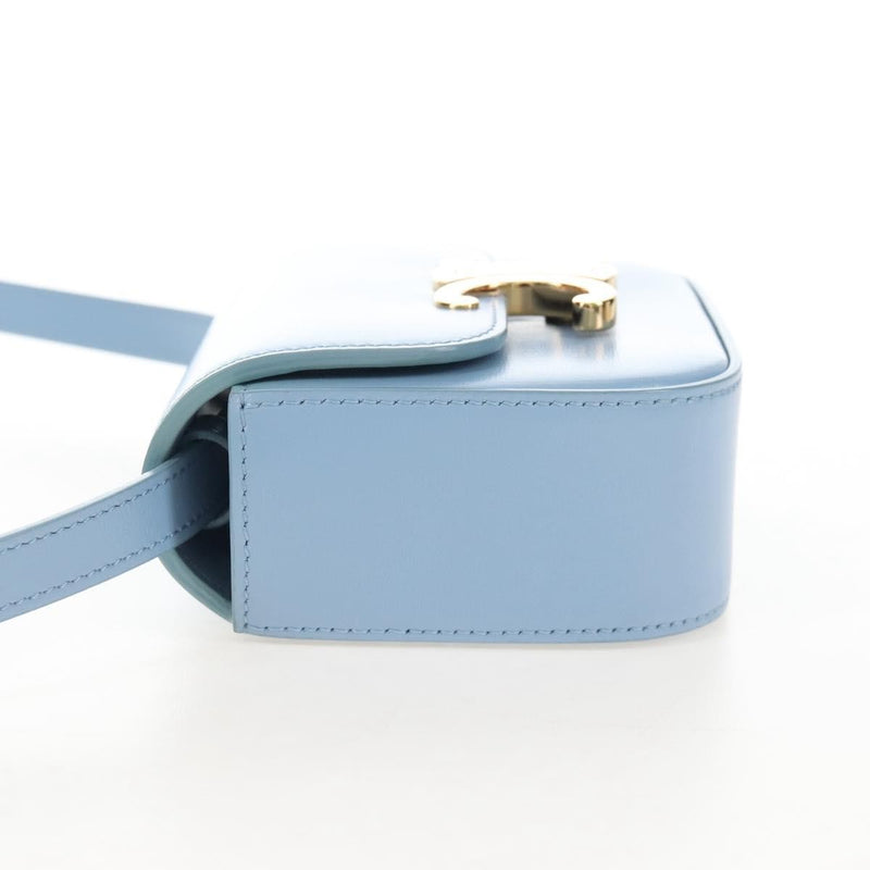 Celine Claude Leather Blue Bag