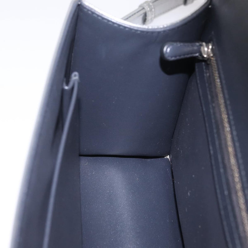 Christian Dior Diorama Flap Patent Silver Patent_leather Bag