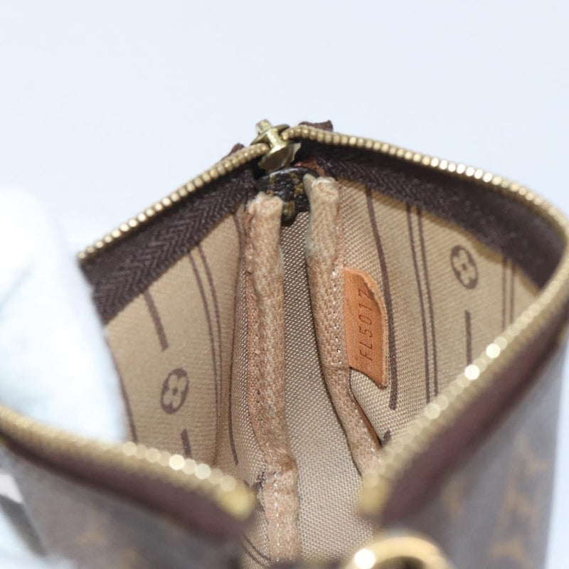 Louis Vuitton Pochette Accessoires Limited Edition Monogram Canvas Brown Bag