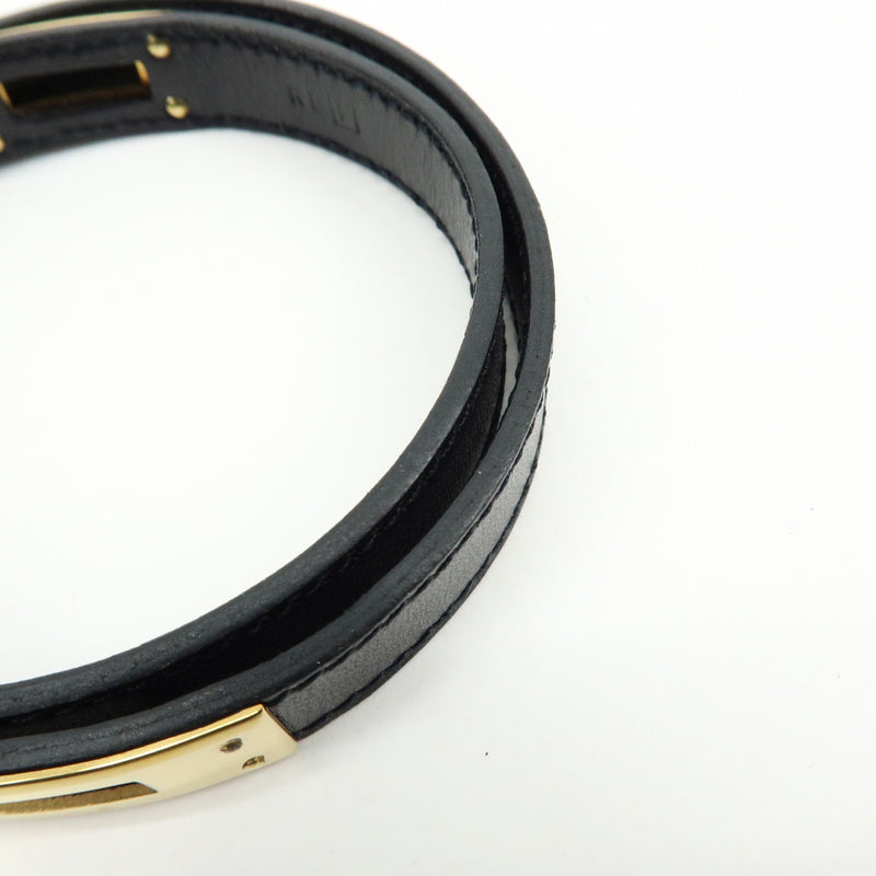 Hermes Kelly Double Tour Leather Black Bijoux