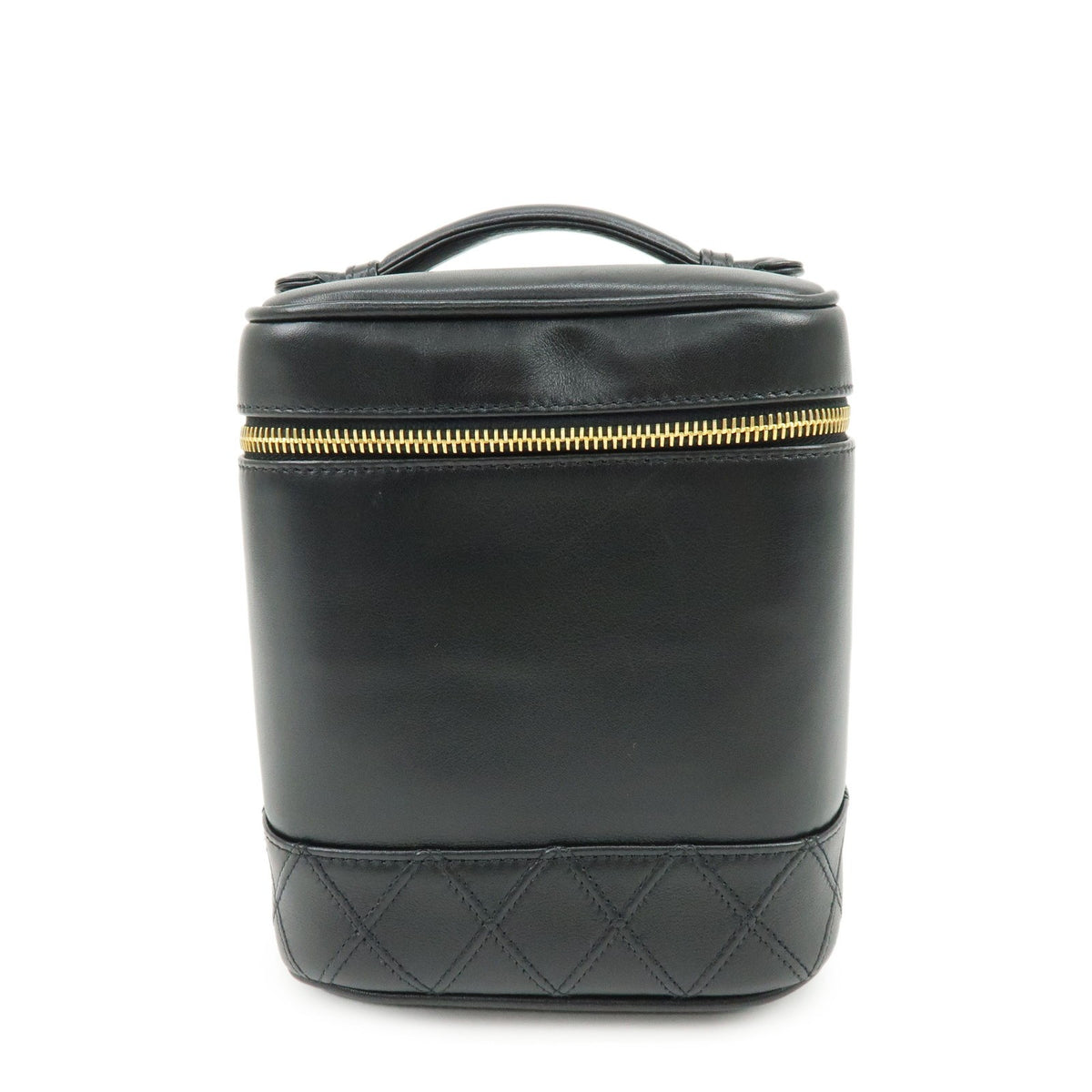 Chanel Vanity Leather Black Bag