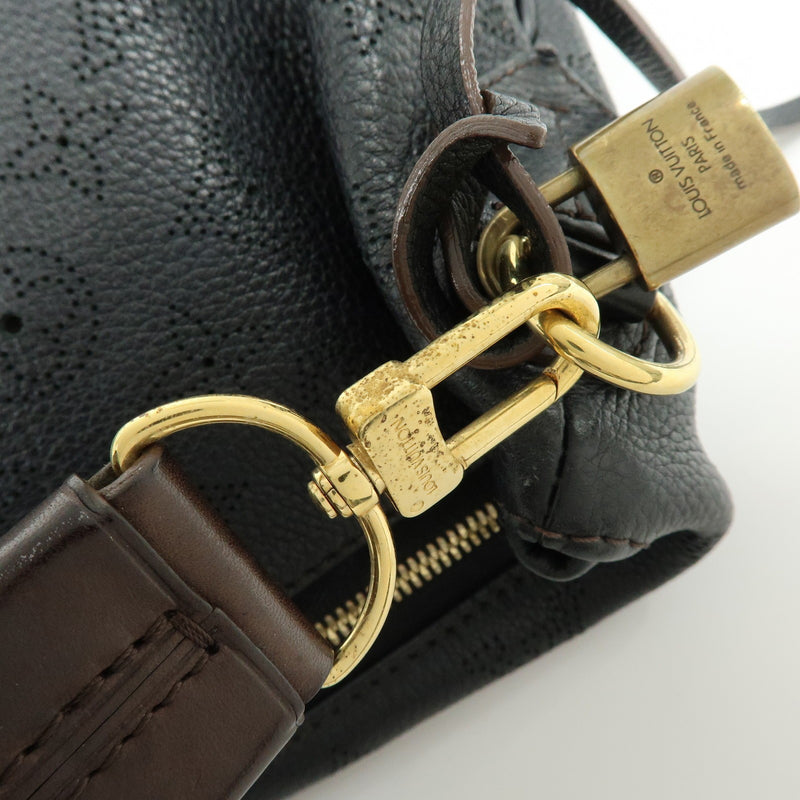 Louis Vuitton Selene Mahina Leather Black Bag