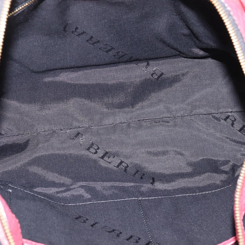 Burberry Clifton Convertible Heritage Grained Leather Red Bag