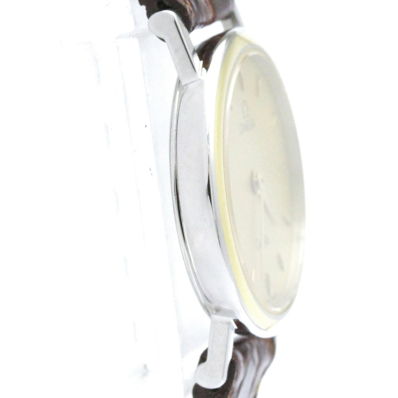 Omega De Ville Quartz Stainless Steel And Gold Plated Watches
