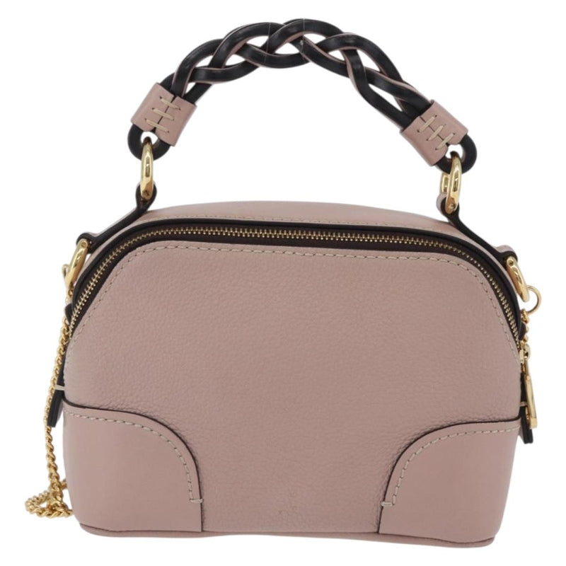 Chloe Daria Chain Leather Pink Bag