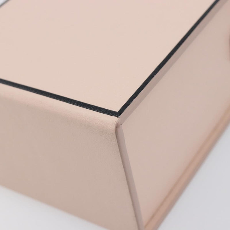 Fendi Logo Vertical Box Leather Pink Bag