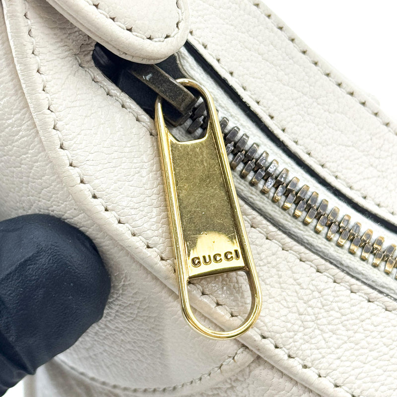 Gucci Aphrodite Leather Beige Bag