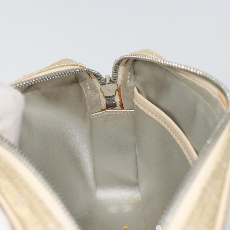 Louis Vuitton Mckenna Mini Lin Gold Canvas Bag